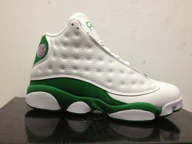 Air Jordan 13 Mens Shoes White/Green Online